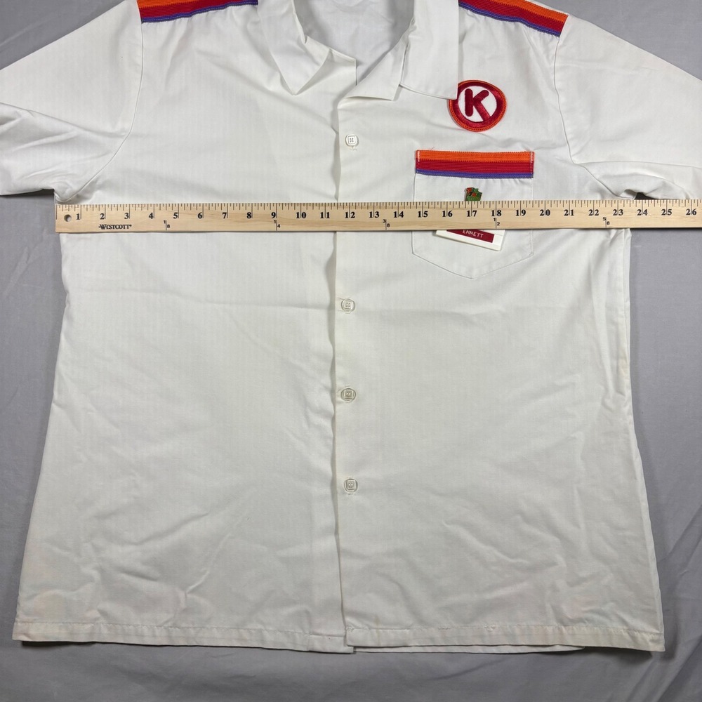 Vintage Circle K Uniform Shirt Gas Station Attendant Halloween Costume Large - Picture 6 of 9